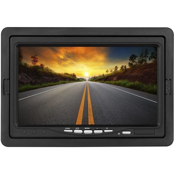 WickedHD WRC-LCD 7 Inch High Resolution Rotating Color TFT LCDMonitor /Remote - Picture 2 of 3